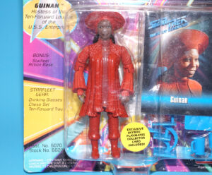STAR TREK TNG NEXT GENERATION GUINAN MOC MOSC US CARD 1993 PLAYMATES