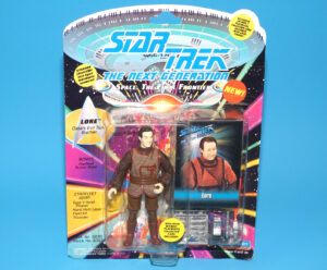 STAR TREK TNG NEXT GENERATION LORE DATA’S EVIL TWIN MOC MOSC US CARD 1993 PLAYMATES