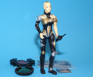 STAR TREK WARP FACTOR SERIES 5 SEVEN OF NINE ‘THE GIFT’ 100% COMPLETE 1998 PLAYMATES