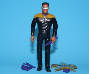 STAR TREK TNG NEXT GENERATION LIEUTENANT COMMANDER GEORDI LA FORGE MOVIE UNIFORM 100% COMPLETE 1994 PLAYMATES