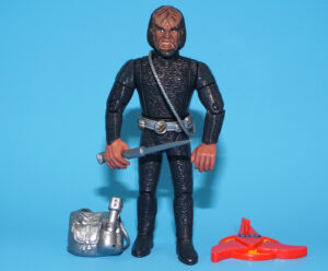 STAR TREK TNG NEXT GENERATION LIEUTENANT WORF STARFLEET RESCUE OUTFIT NEAR COMPLETE 1994 PLAYMATES
