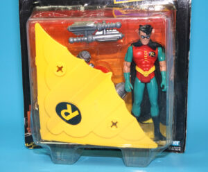 BATMAN ANIMATED SERIES BTAS ROBIN WITH TURBO GLIDER MOC MOSC US CARD 1992 KENNER READ