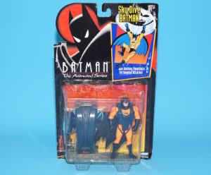 BATMAN ANIMATED SERIES BTAS SKY DIVE BATMAN MOC MOSC US CARD 1993 KENNER