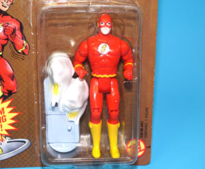 DC COMICS SUPER HEROES THE FLASH WITH TURBO PLATFORM MOC MOSC US CARD 1991 TOY BIZ