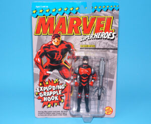 MARVEL SUPER HEROES DAREDEVIL EXPLODING GRAPPLE HOOK MOC MOSC US CARD 1994 TOY BIZ
