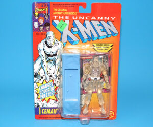 MARVEL X-MEN THE UNCANNY ICEMAN COLOR CHANGE BODY MOC MOSC US CARD 1992 TOY BIZ