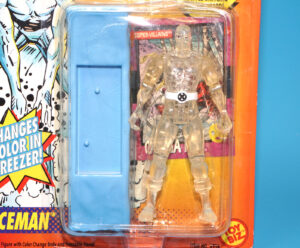 MARVEL X-MEN THE UNCANNY ICEMAN COLOR CHANGE BODY MOC MOSC US CARD 1992 TOY BIZ