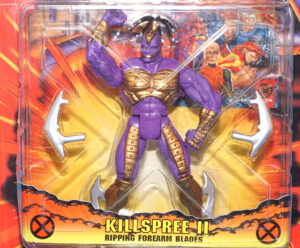 MARVEL X-MEN X-FORCE KILLSPREE II MOC MOSC US CARD 1996 TOY BIZ