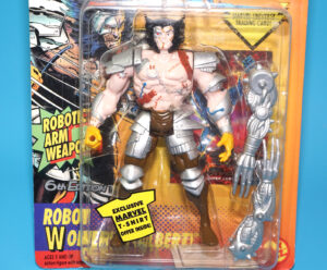 MARVEL X-MEN ROBOT WOLVERINE ALBERT 6TH MOC MOSC US CARD 1994 TOY BIZ