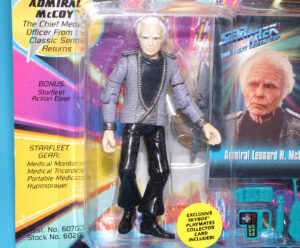 STAR TREK TNG NEXT GENERATION ADMIRAL MCCOY MOC MOSC US CARD 1993 PLAYMATES