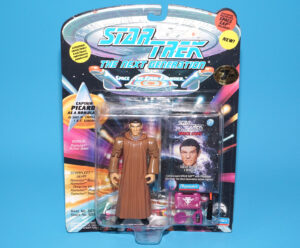 STAR TREK TNG NEXT GENERATION CAPTAIN PICARD AS ROMULAN MOC MOSC US CARD 1994 PLAYMATES