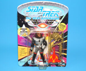 STAR TREK TNG NEXT GENERATION GOWRON THE KLINGON MOC MOSC US CARD 1992 PLAYMATES