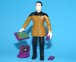 STAR TREK TNG NEXT GENERATION LIEUTENANT COMMANDER DATA COMPLETE 1993 PLAYMATES READ