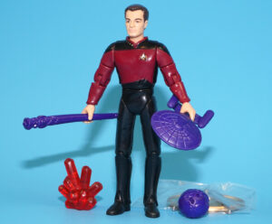 STAR TREK TNG NEXT GENERATION Q MISCHIEVOUS OMISCIENT BEING 100% COMPLETE 1993 PLAYMATES