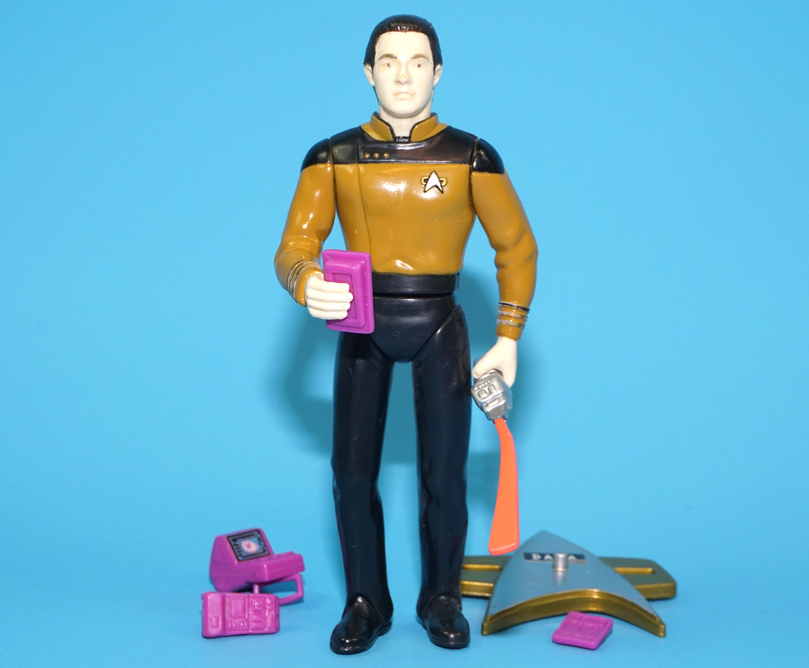 STAR TREK GENERATIONS LIEUTENANT COMMANDER DATA 100% COMPLETE 1994 PLAYMATES