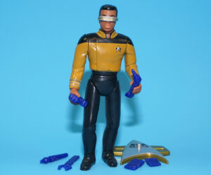 STAR TREK GENERATIONS LIEUTENANT COMMANDER GEORDI LA FORGE 100% COMPLETE 1994 PLAYMATES