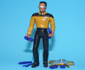 STAR TREK GENERATIONS LIEUTENANT COMMANDER GEORDI LA FORGE 100% COMPLETE 1994 PLAYMATES