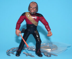 STAR TREK TNG NEXT GENERATION LIEUTENANT (JG) WORF 100% COMPLETE 1993 PLAYMATES