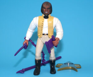 STAR TREK GENERATIONS LIEUTENANT COMMANDER PIRATE WORF 100% COMPLETE 1994 PLAYMATES