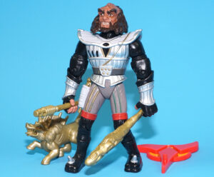 STAR TREK TNG NEXT GENERATION GOWRON THE KLINGON 100% COMPLETE 1992 PLAYMATES