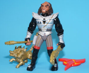STAR TREK TNG NEXT GENERATION GOWRON THE KLINGON 100% COMPLETE 1992 PLAYMATES