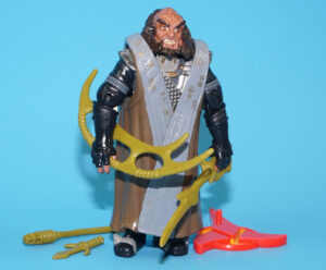 STAR TREK TNG NEXT GENERATION GOWRON IN RITUAL KLINGON ATTIRE 100% COMPLETE 1994 PLAYMATES