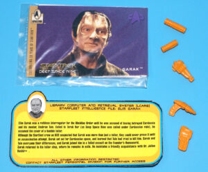 STAR TREK ORIGINAL SPARE PART DS9 GARAK ACCESSORIES LOT 1996 PLAYMATES