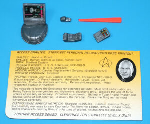 STAR TREK ORIGINAL SPARE PART TNG CAPTAIN JEAN-LUC PICARD ACCESSORIES LOT 1992 PLAYMATES