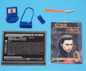 STAR TREK ORIGINAL SPARE PART TNG ENSIGN RO LAREN ACCESSORIES LOT 1995 PLAYMATES