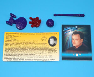 STAR TREK ORIGINAL SPARE PART TNG Q ACCESSORIES LOT 1993 PLAYMATES