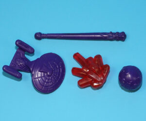 STAR TREK ORIGINAL SPARE PART TNG Q ACCESSORIES LOT 1993 PLAYMATES