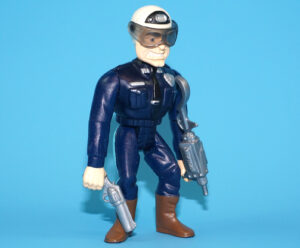 POLICE ACADEMY EUGENE TACKLEBERRY NEAR COMPLETE 1989 KENNER WORKS!