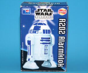 STAR WARS R2-D2 PROJECTOR ALARM CLOCK DUTCH BOX 1999 PEPSI PROMO WORKS!
