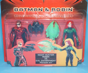 BATMAN & ROBIN NIGHT HUNTER VS EVIL ENTRAPMENT POISON IVY MOC MOSC US CARD 1997 KENNER
