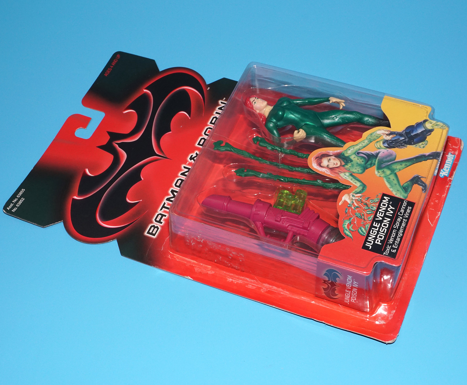 BATMAN & ROBIN JUNGLE VENOM POISON IVY MOC US CARD 1997 KENNER READ - Image 3