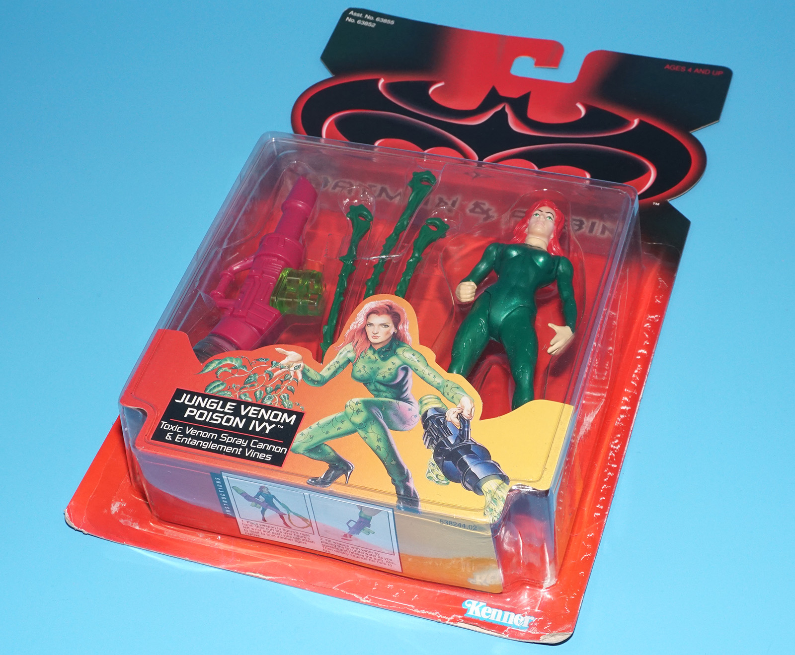 BATMAN & ROBIN JUNGLE VENOM POISON IVY MOC US CARD 1997 KENNER READ - Image 6