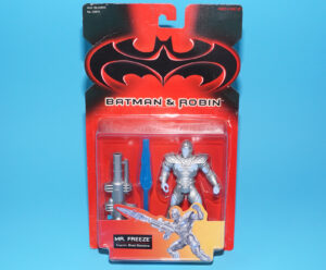 BATMAN & ROBIN MR. FREEZE CRYONIC BLAST BAOOKA MOC US CARD 1997 KENNER READ