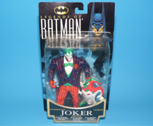 BATMAN LEGENDS LAUGHING GAS JOKER MOC EURO CARD 1996 KENNER READ