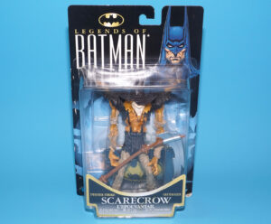BATMAN LEGENDS TWISTER STRIKE SCARECROW MOC EURO CARD 1996 KENNER READ