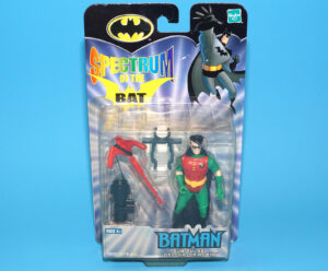 BATMAN ANIMATED SPECTRUM OF THE BAT SUB-PULSE ROBIN MOC MOSC 2002 HASBRO