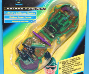 BATMAN FOREVER RIDDLER POWER CENTER MICRO PLAYSET COMPLETE MOC EURO CARD 1994 KENNER READ