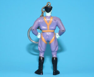 BATMAN KEYRING KEYCHAIN BTAS ANIMATED SERIES PVC MINI FIGURE THE JOKER 1995 BOOTLEG SUPER HEROES