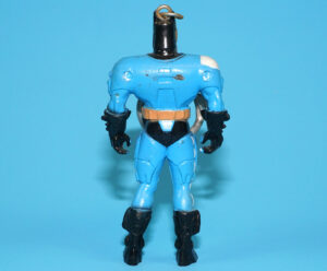 BATMAN KEYRING KEYCHAIN BTAS ANIMATED SERIES PVC MINI FIGURE AIR ASSAULT 1995 BOOTLEG SUPER HEROES