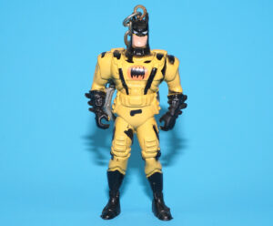 BATMAN KEYRING KEYCHAIN BTAS ANIMATED SERIES PVC MINI FIGURE LAND STRIKE 1995 BOOTLEG SUPER HEROES