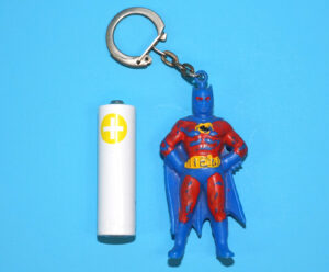 BATMAN KEYRING KEYCHAIN 1:32 SCALE PLASTIC TOY FIGURE 1960s ITALY