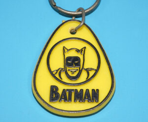 BATMAN KEYRING KEYCHAIN DUTCH PROMOTIONAL ‘BATMAN’ TAFEL-AROMA 1966 HONIG PROMO HOLLAND