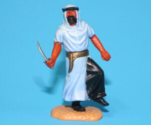 TIMPO TOYS SWOPPETS ARAB DESERT WARRIOR FOOT SOLDIER 1960s ENGLAND READ