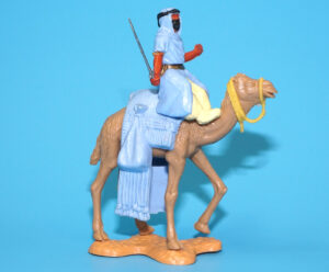 TIMPO TOYS SWOPPETS ARAB DESERT WARRIOR MOUNTED CAMEL RIDER 1960s ENGLAND READ