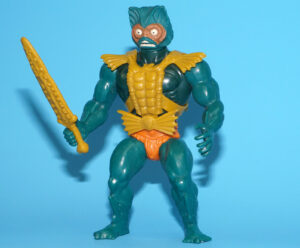 MOTU HE-MAN MASTERS OF THE UNIVERSE MER-MAN 100% COMPLETE TAIWAN COO 1982 MATTEL