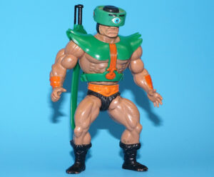 MOTU HE-MAN MASTERS OF THE UNIVERSE TRI-KLOPS 100% COMPLETE MALAYSIA COO UGLY FACE VARIANT 1983 MATTEL